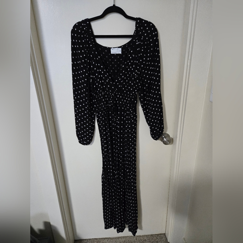 Polka Dot Maxi Dress